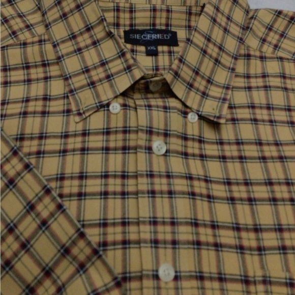 Siegfried Casual Button Down Shirt Mens Size XXL Plaid Long Sleeve. - Picture 15 of 15